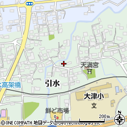 熊本県菊池郡大津町引水508周辺の地図