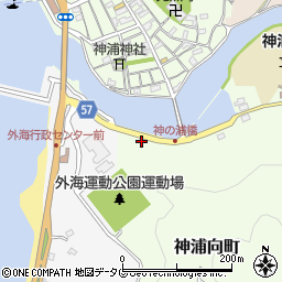 長崎県長崎市神浦向町5周辺の地図