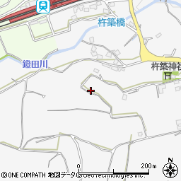 熊本県熊本市北区植木町鐙田552周辺の地図