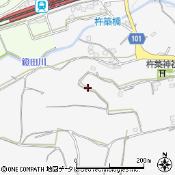 熊本県熊本市北区植木町鐙田552周辺の地図