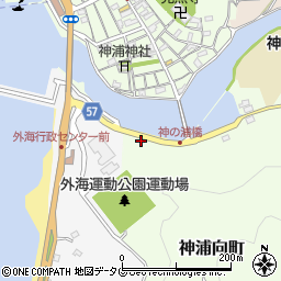 長崎県長崎市神浦向町6周辺の地図