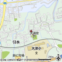 熊本県菊池郡大津町引水501周辺の地図