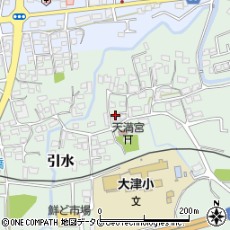 熊本県菊池郡大津町引水500周辺の地図