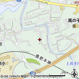 熊本県菊池郡大津町引水414周辺の地図