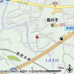 熊本県菊池郡大津町引水962周辺の地図
