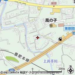 熊本県菊池郡大津町引水963周辺の地図