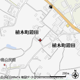 熊本県熊本市北区植木町鐙田1699周辺の地図