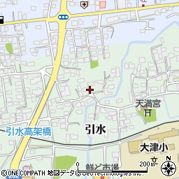 熊本県菊池郡大津町引水532周辺の地図