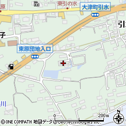 熊本県菊池郡大津町引水831周辺の地図