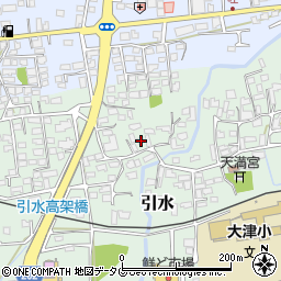 熊本県菊池郡大津町引水531周辺の地図