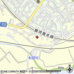 熊本県熊本市北区植木町木留289-3周辺の地図