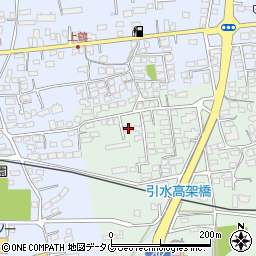 熊本県菊池郡大津町引水16周辺の地図