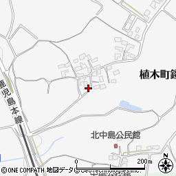 熊本県熊本市北区植木町鐙田1215周辺の地図