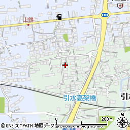 熊本県菊池郡大津町引水19周辺の地図