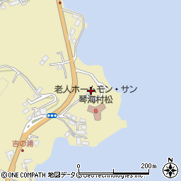 長崎県長崎市琴海村松町405-2周辺の地図