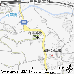 熊本県熊本市北区植木町鐙田525周辺の地図