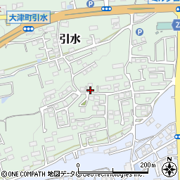 熊本県菊池郡大津町引水855周辺の地図