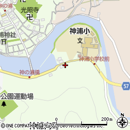 長崎県長崎市神浦向町123周辺の地図