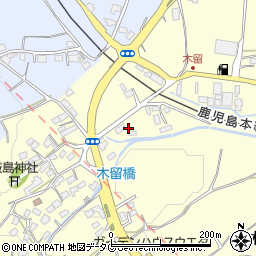熊本県熊本市北区植木町木留40周辺の地図