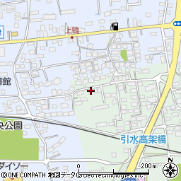 熊本県菊池郡大津町引水14周辺の地図