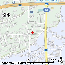 熊本県菊池郡大津町引水871-12周辺の地図