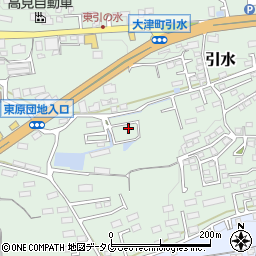 熊本県菊池郡大津町引水829周辺の地図