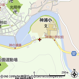 長崎県長崎市神浦向町周辺の地図
