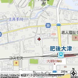 熊本県菊池郡大津町室196-4周辺の地図