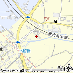 熊本県熊本市北区植木町木留44-2周辺の地図