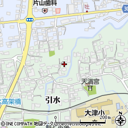 熊本県菊池郡大津町引水535周辺の地図