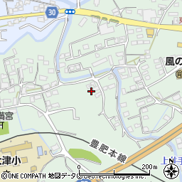 熊本県菊池郡大津町引水413周辺の地図