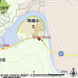 長崎県長崎市神浦向町134周辺の地図