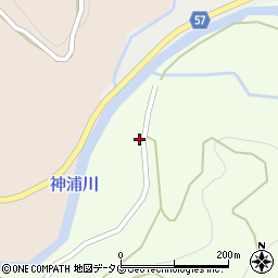 長崎県長崎市神浦向町822周辺の地図