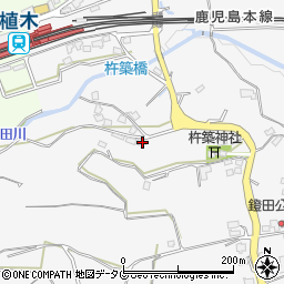 熊本県熊本市北区植木町鐙田570-1周辺の地図