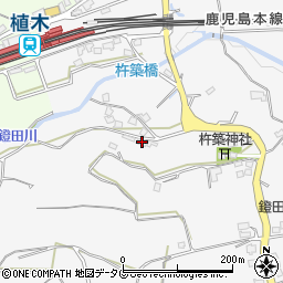熊本県熊本市北区植木町鐙田570-4周辺の地図