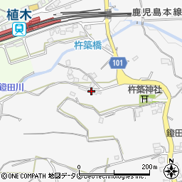 熊本県熊本市北区植木町鐙田570-4周辺の地図