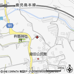 熊本県熊本市北区植木町鐙田1935周辺の地図