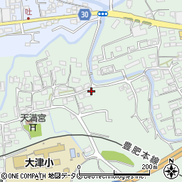 熊本県菊池郡大津町引水446周辺の地図