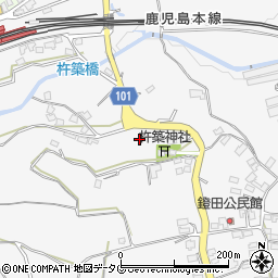 熊本県熊本市北区植木町鐙田542周辺の地図