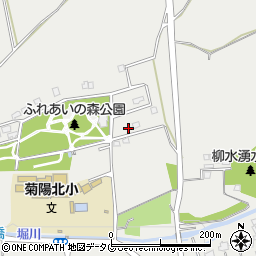 熊本県菊池郡菊陽町原水4652-147周辺の地図