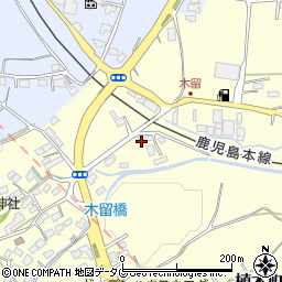 熊本県熊本市北区植木町木留42周辺の地図