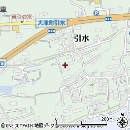 熊本県菊池郡大津町引水824周辺の地図