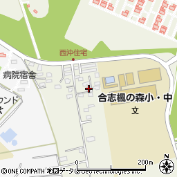 熊本県合志市栄3794-60周辺の地図