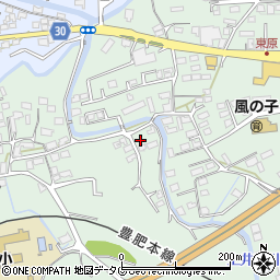 熊本県菊池郡大津町引水412周辺の地図