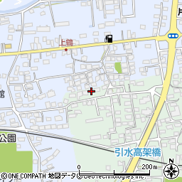 熊本県菊池郡大津町引水8周辺の地図