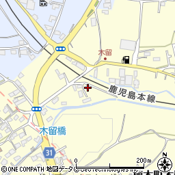 熊本県熊本市北区植木町木留45周辺の地図