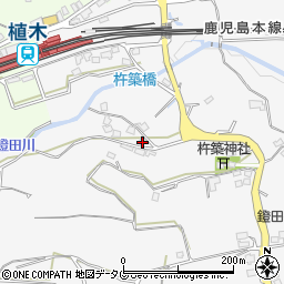 熊本県熊本市北区植木町鐙田580-1周辺の地図