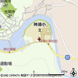 長崎県長崎市神浦向町125周辺の地図