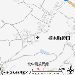 熊本県熊本市北区植木町鐙田1178周辺の地図