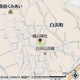 楠公神社周辺の地図
